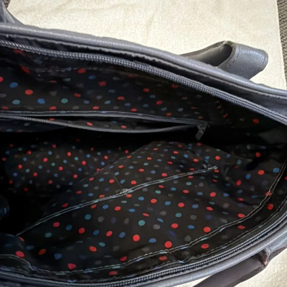 vera bradley‎ purse Gray Diamond Quilted  10x12
